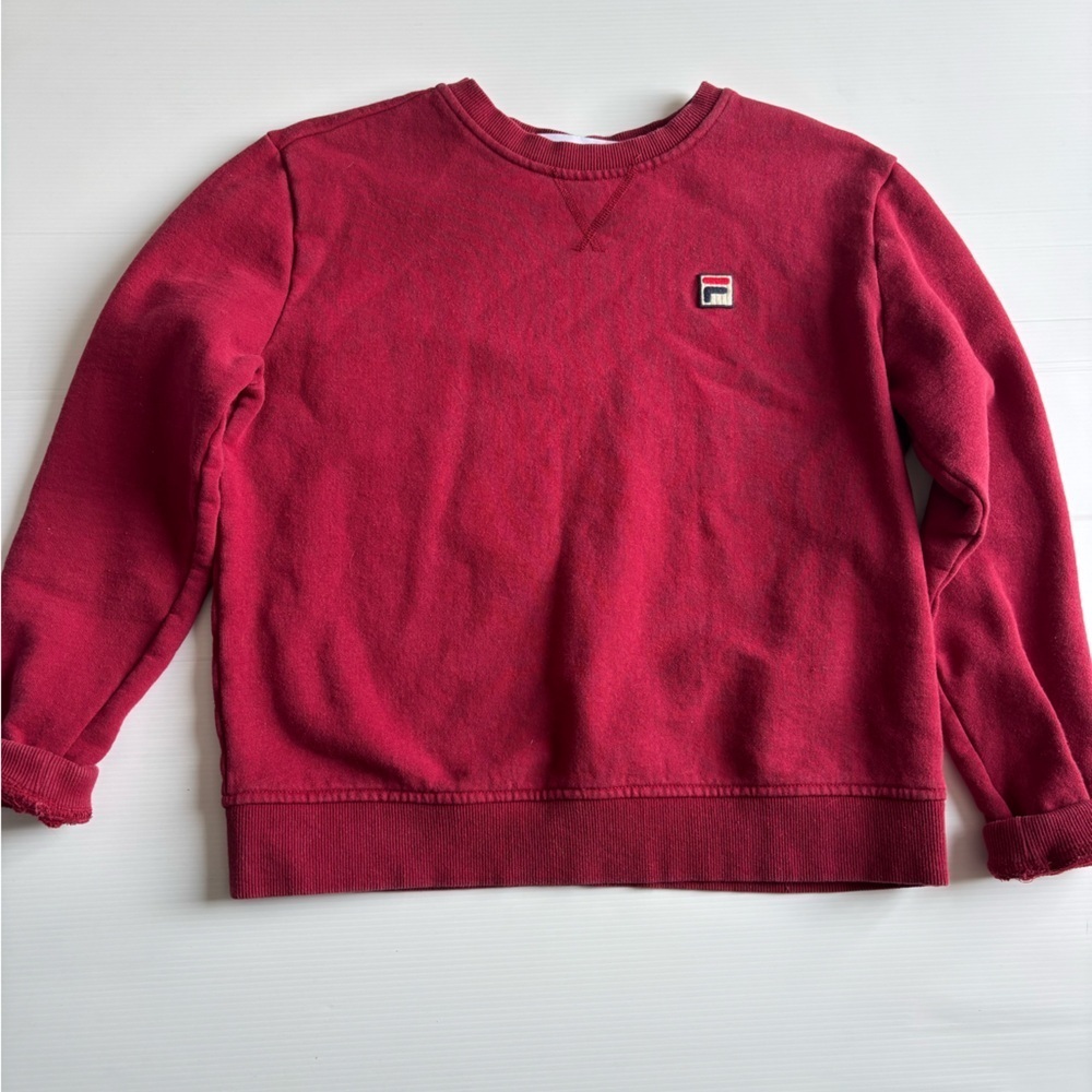 Fila Red Crewneck Women's Size Medium